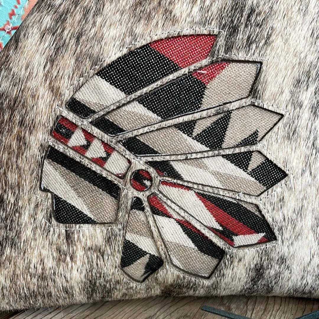 029 Maren - Brindle w/ Pendleton Headdress Design