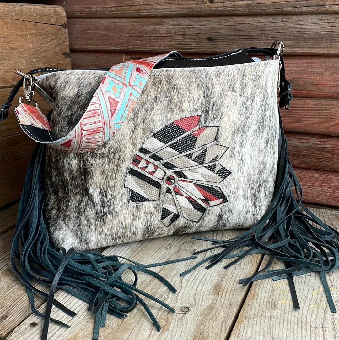 029 Maren - Brindle w/ Pendleton Headdress Design