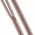 #5 Nylon Tula Pink Coil Zipper 3yds and 9 Pulls --- Assorted Colors -- Sallie Tomato