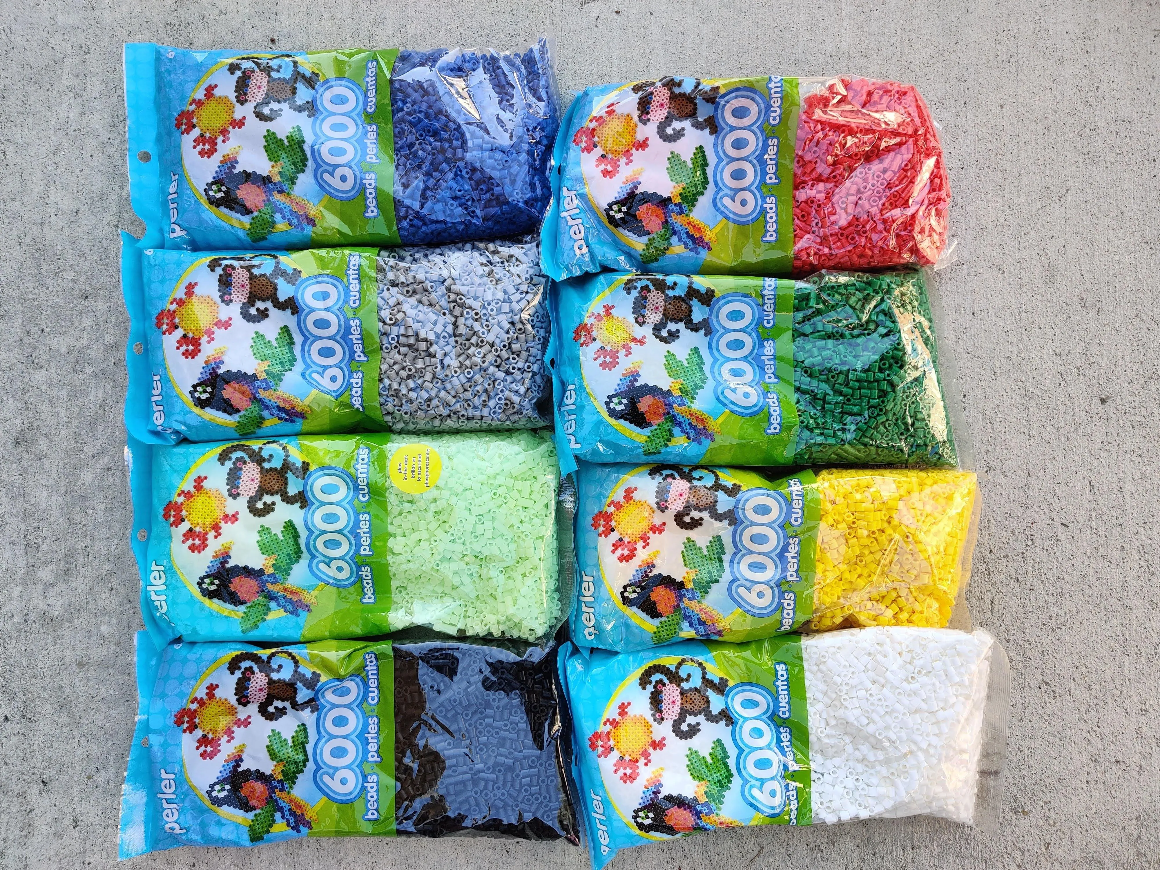 6,000 Perler Bead Bags