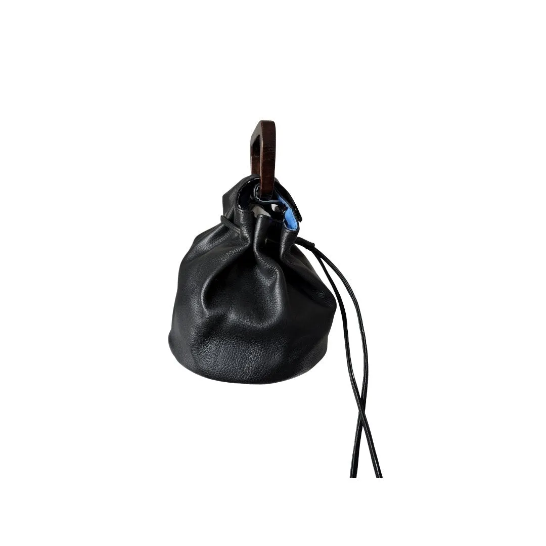 A Little Bit LiT - All Black Leather Exterior - Sikasso Blue