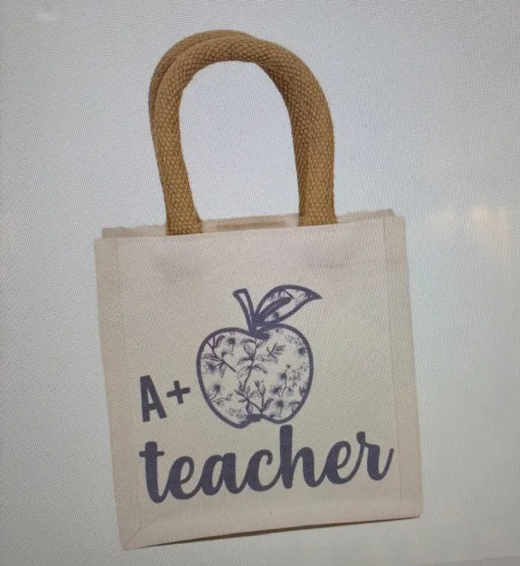 A  Teacher Petite Gift Tote