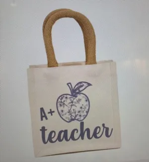 A  Teacher Petite Gift Tote