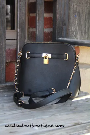 ADO | Classic Messenger Purse Black