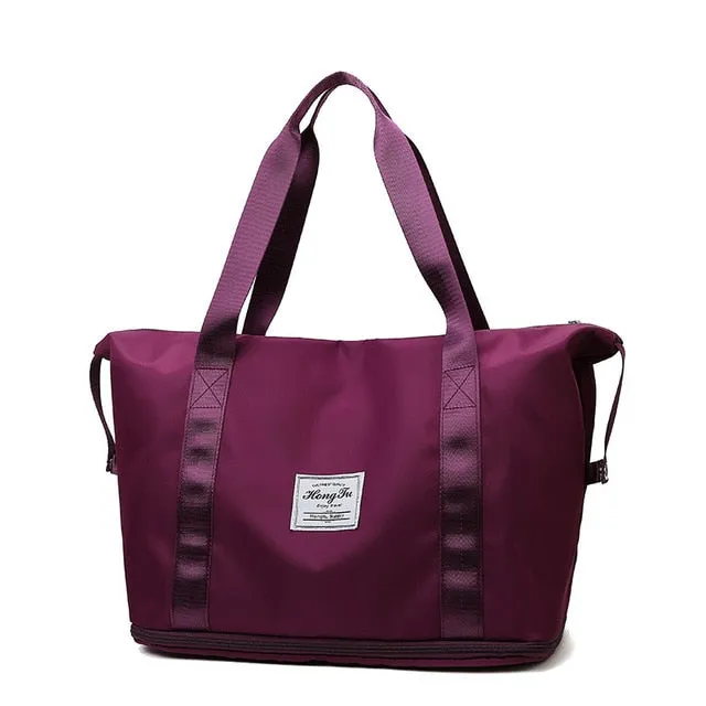 Adventure Awaits Expandable Weekender Bag