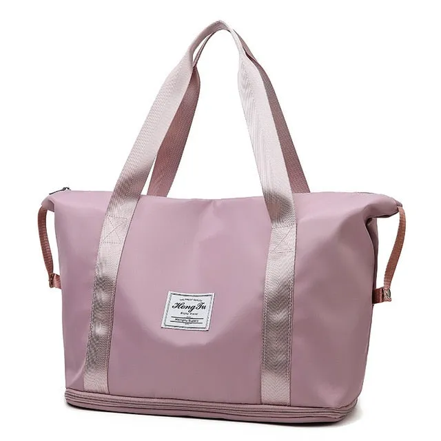 Adventure Awaits Expandable Weekender Bag