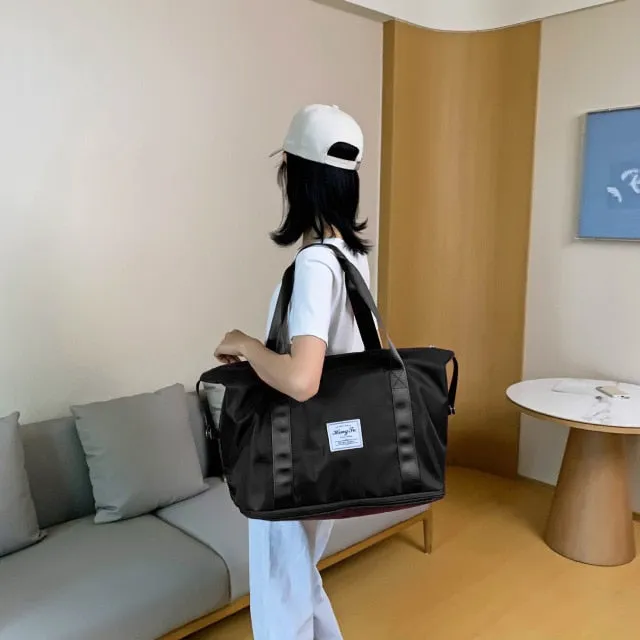 Adventure Awaits Expandable Weekender Bag