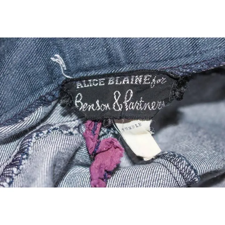 ALICE BLAINE Vintage Denim Maxi Skirt | Size US 4 - EU 34