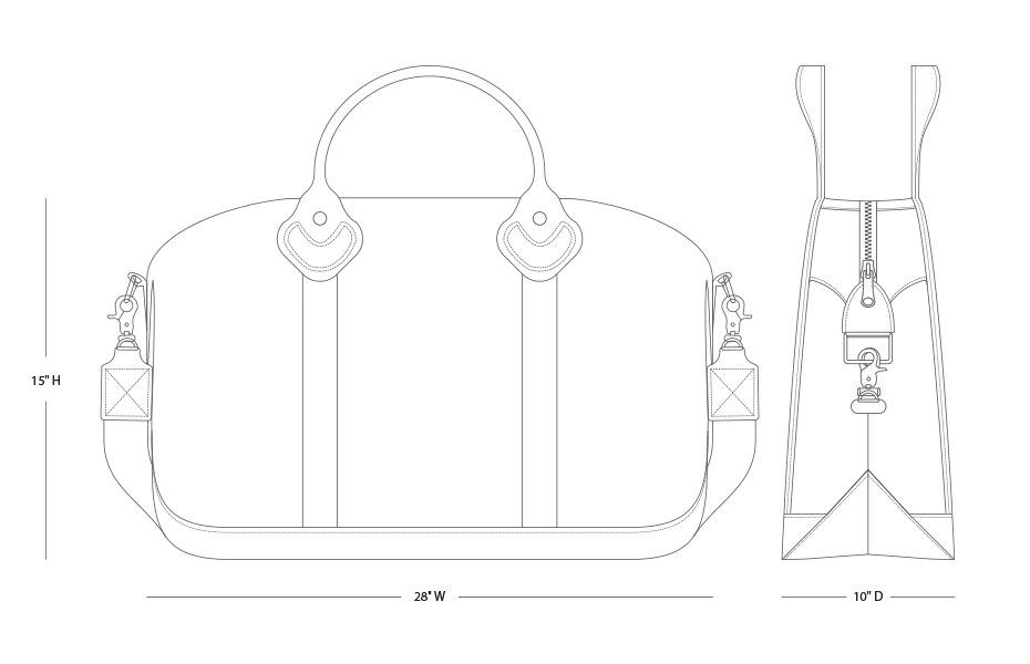 Alpha Chi Omega Weekender Travel Bag