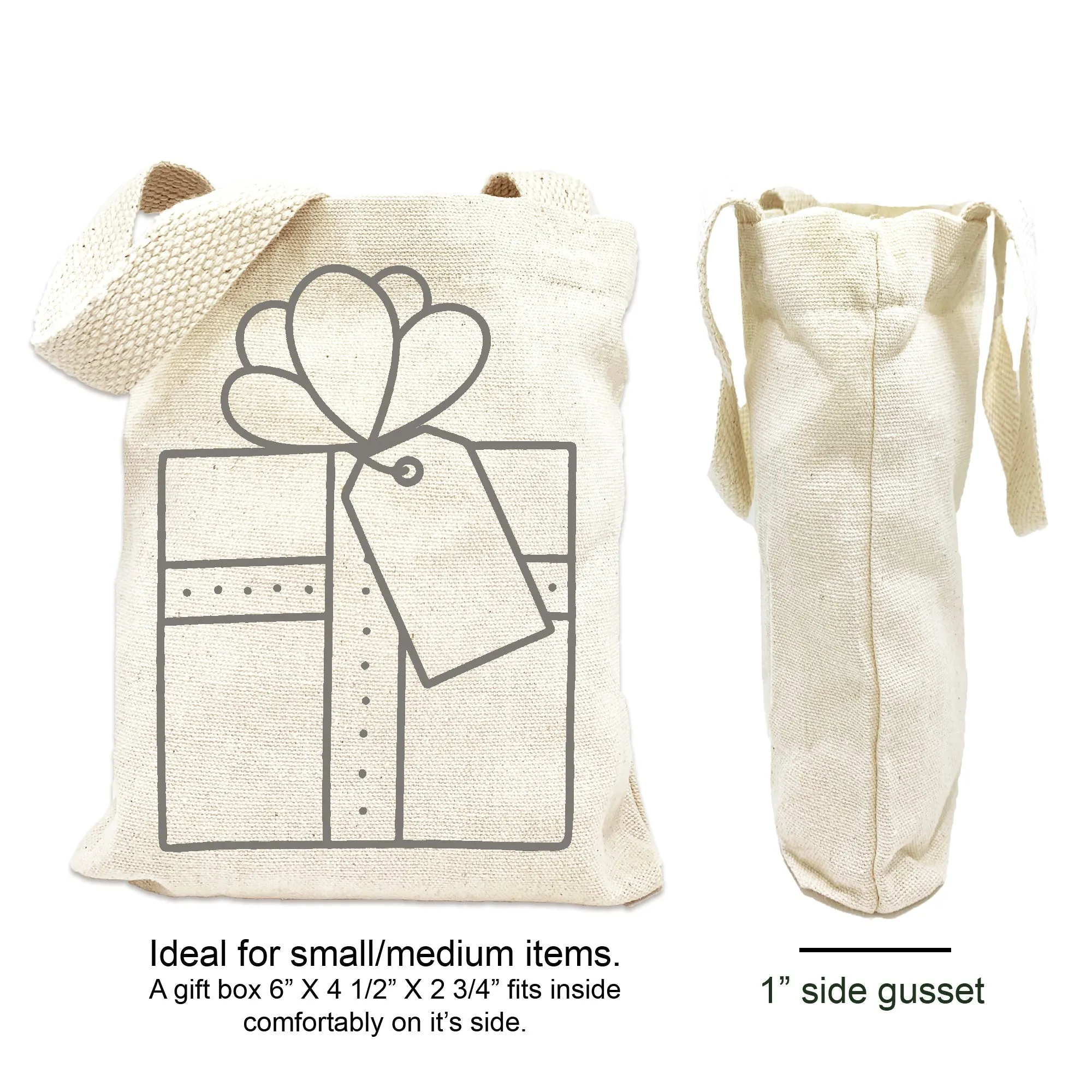 Alpha Delta Pi Sorority Greek Letters Mini Tote Gift Bag