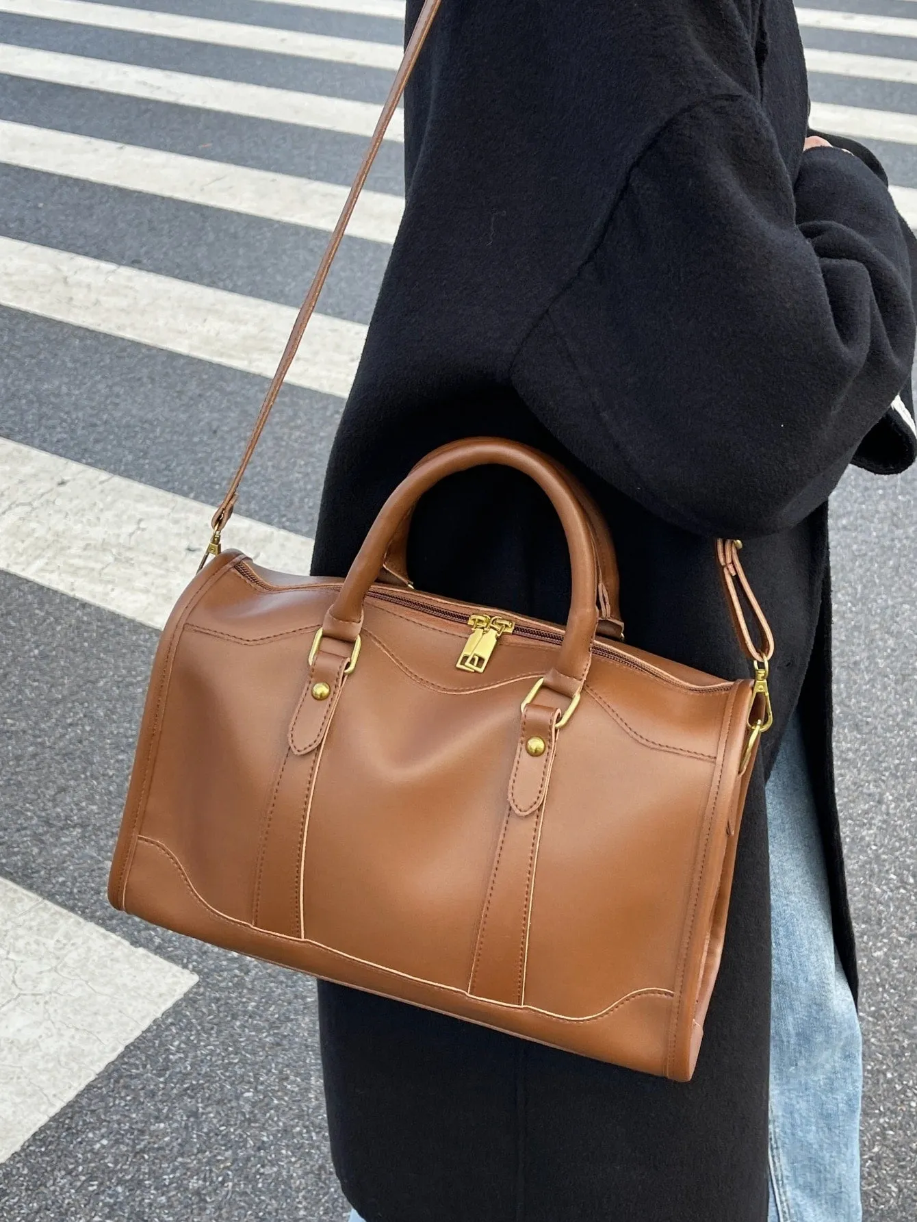 Amela Godwin Double Handle Duffel Bag
