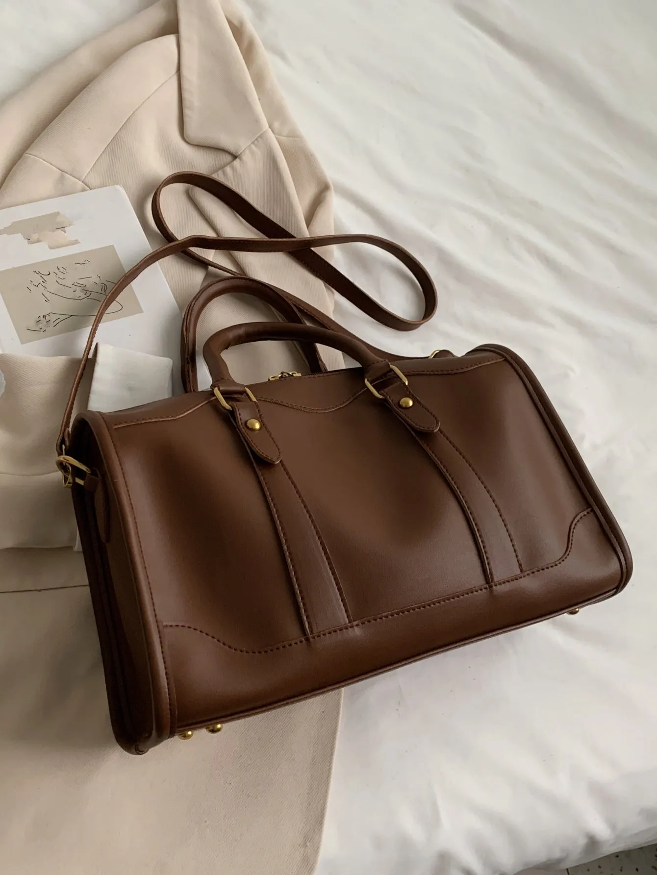 Amela Godwin Double Handle Duffel Bag