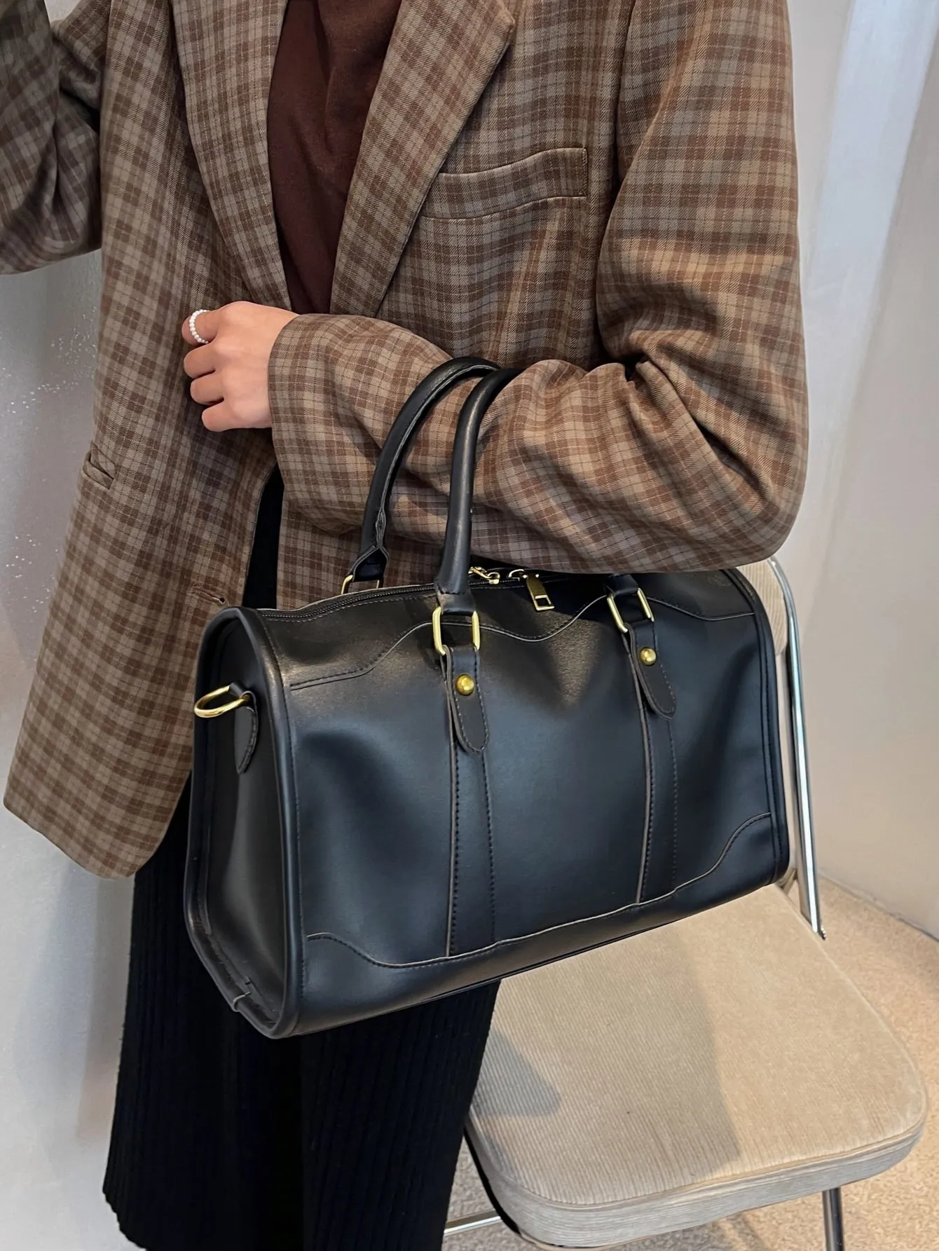Amela Godwin Double Handle Duffel Bag