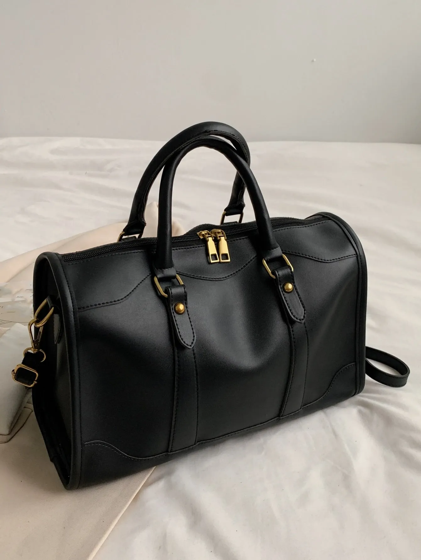 Amela Godwin Double Handle Duffel Bag