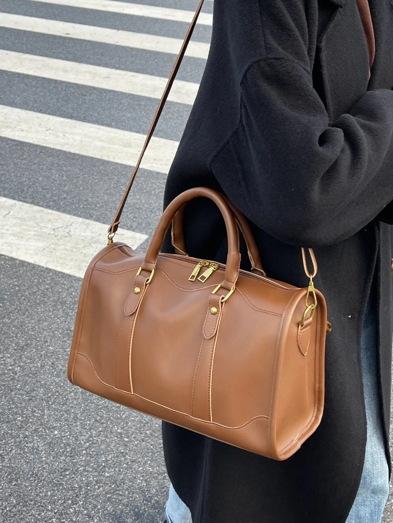 Amela Godwin Double Handle Duffel Bag
