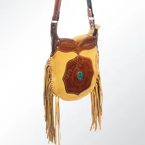 American Darling ADBGH129 Messenger Hand Tooled Genuine Leather Women Bag Western Handbag Purse