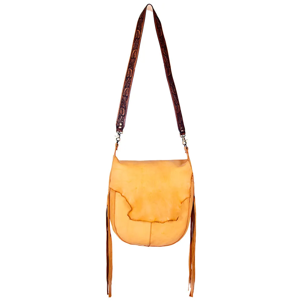 American Darling ADBGZ115 Messenger Genuine Leather Women Bag Western Handbag Purse