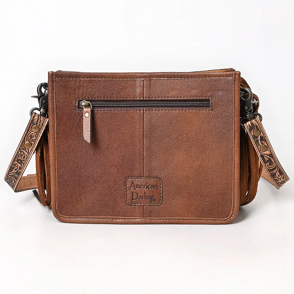 American Darling Hand Tooled Genuine Leather Women Bag Western Handbag Purse