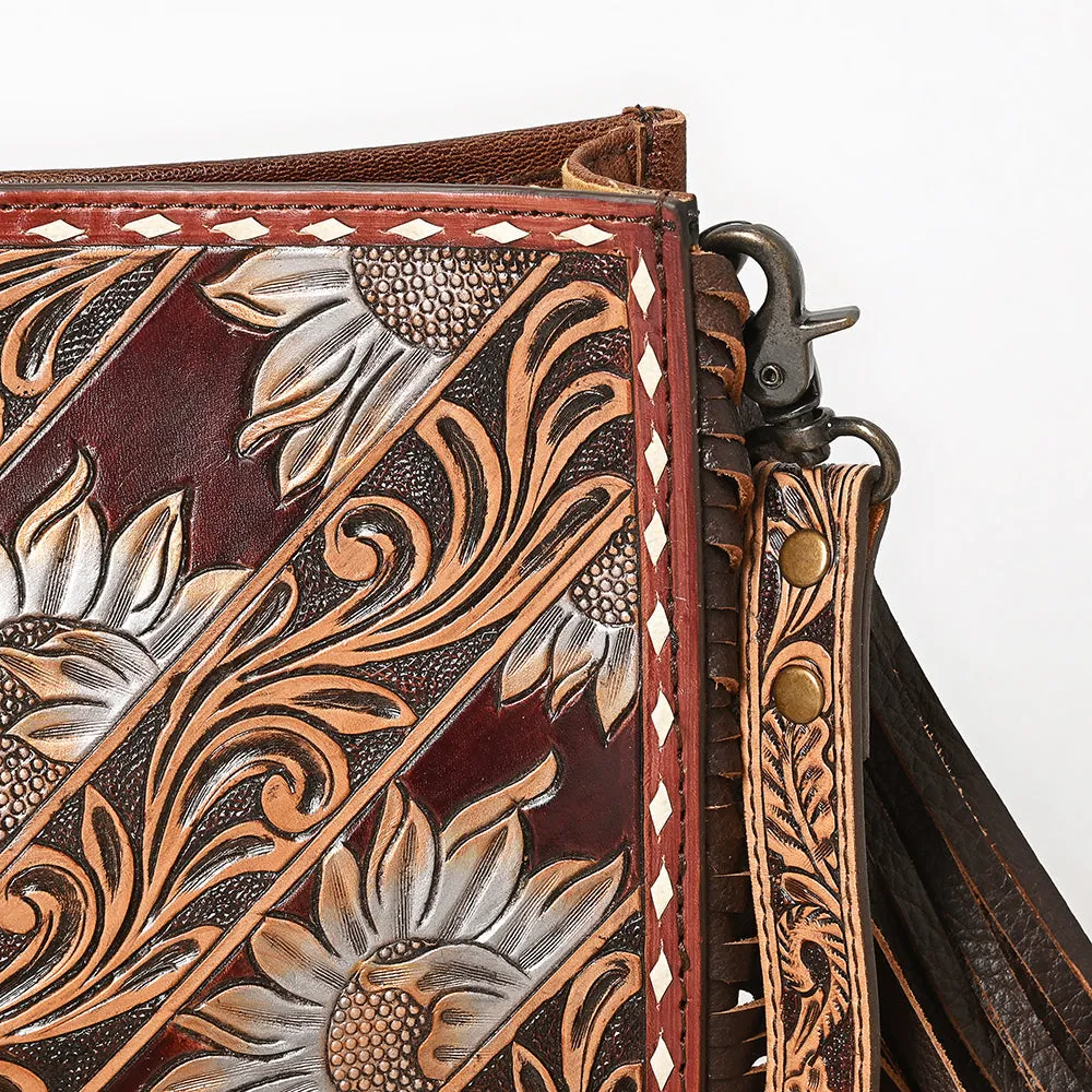American Darling Hand Tooled Genuine Leather Women Bag Western Handbag Purse
