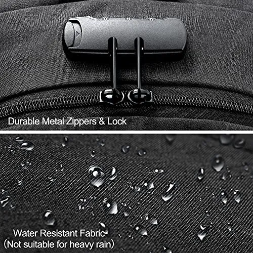 Anti-Theft Travel Laptop Backpack, (15.6 in)
