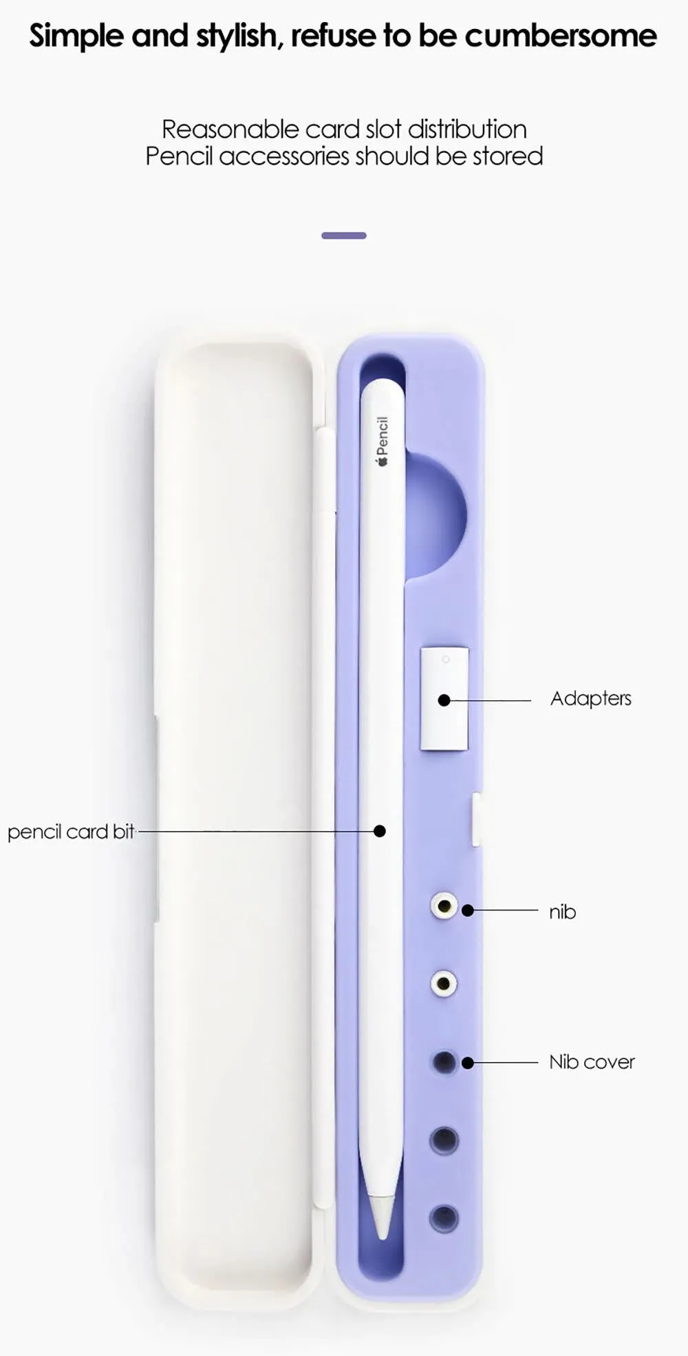 Apple Pencil Case Storage Box for iPad tablet