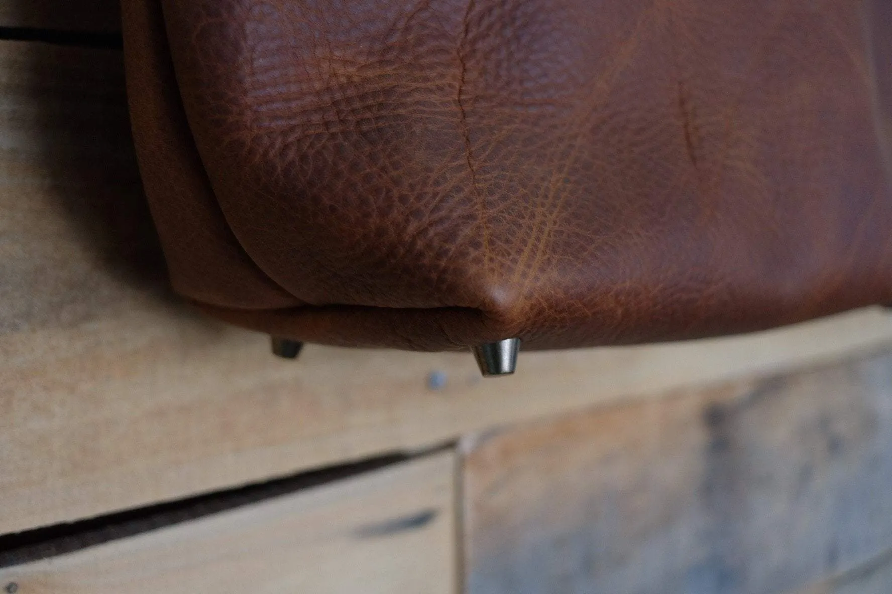AVERY LEATHER TOTE BAG - MINI CROSSBODY - COGNAC BISON