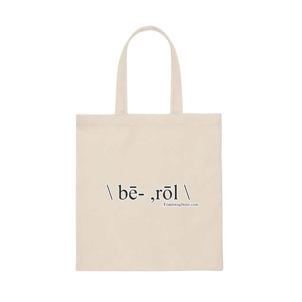 B-Roll Canvas Tote Bag