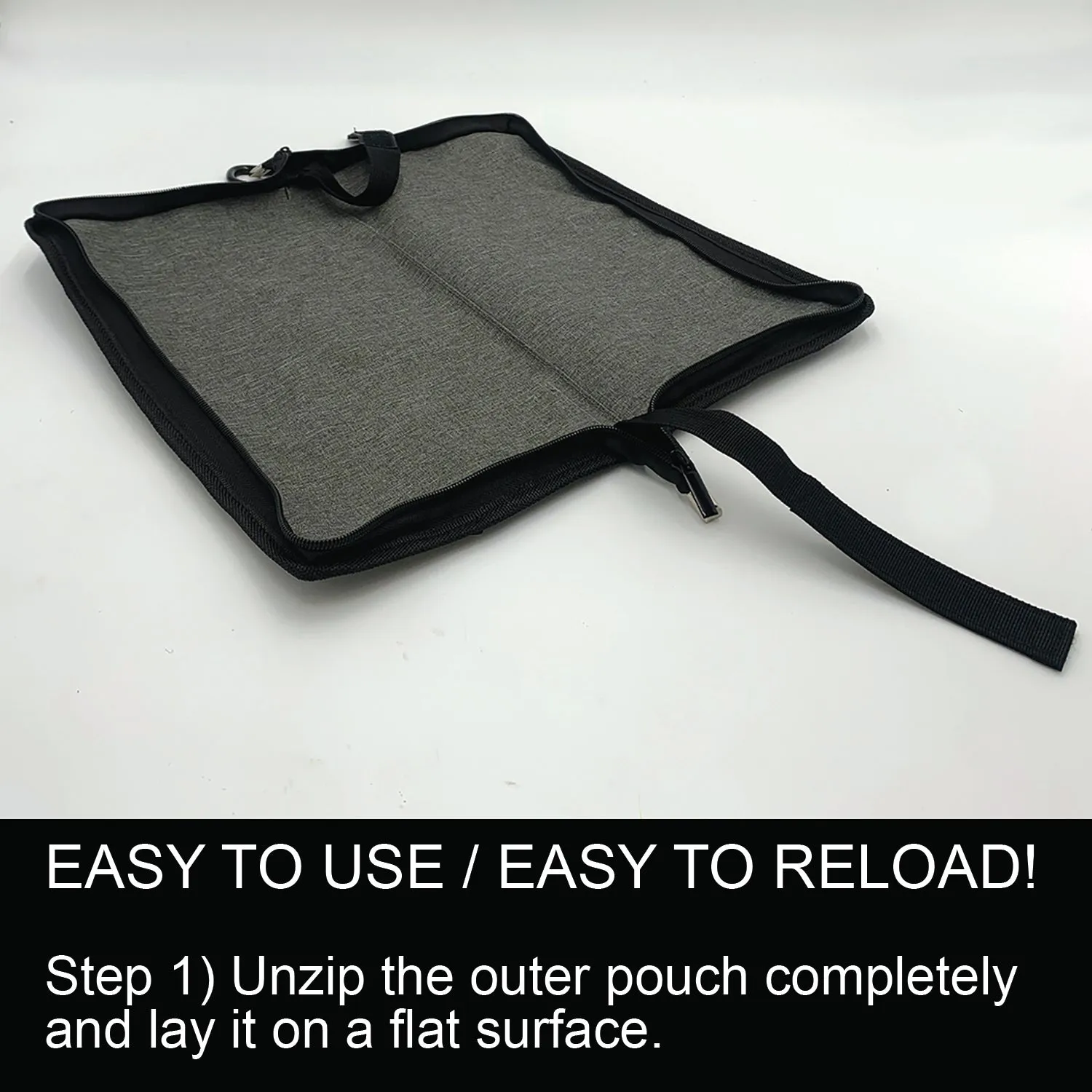 BagFold FAMILY - 10 Reusable Eco-Friendly Grocery Bags For Shopping In A Dispensing Pouch; Features Carabiner Clip & Coupon Pouch