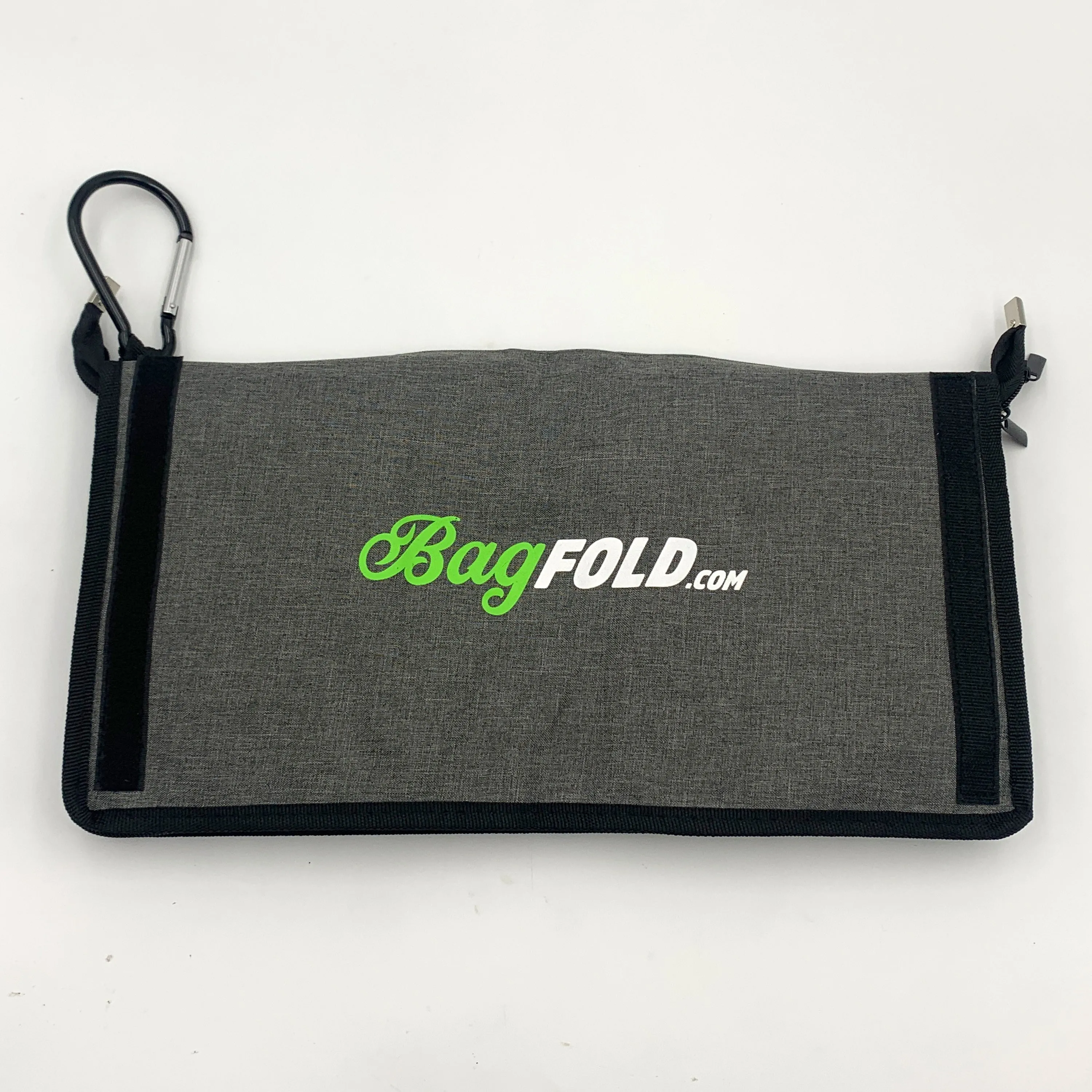 BagFold FAMILY - 10 Reusable Eco-Friendly Grocery Bags For Shopping In A Dispensing Pouch; Features Carabiner Clip & Coupon Pouch