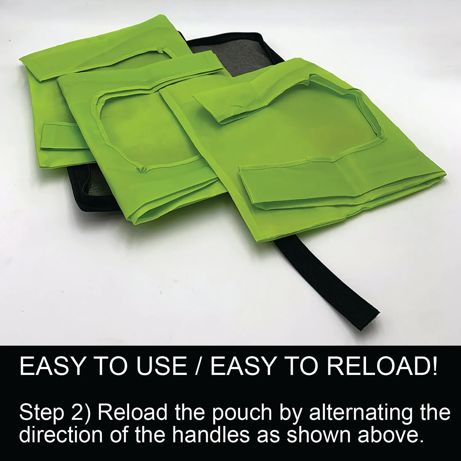BagFold FAMILY - 10 Reusable Eco-Friendly Grocery Bags For Shopping In A Dispensing Pouch; Features Carabiner Clip & Coupon Pouch