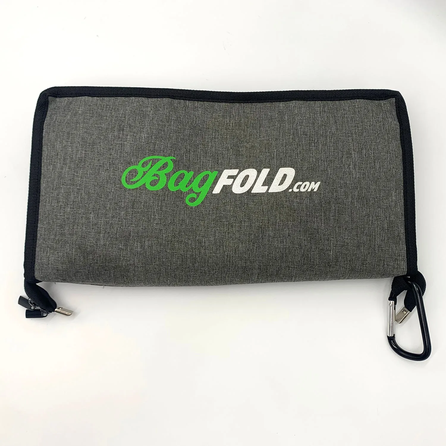 BagFold LIGHT - 10 Reusable Eco-Friendly Grocery Bags For Shopping In A Dispensing Pouch; Features Carabiner Clip & Coupon Pouch