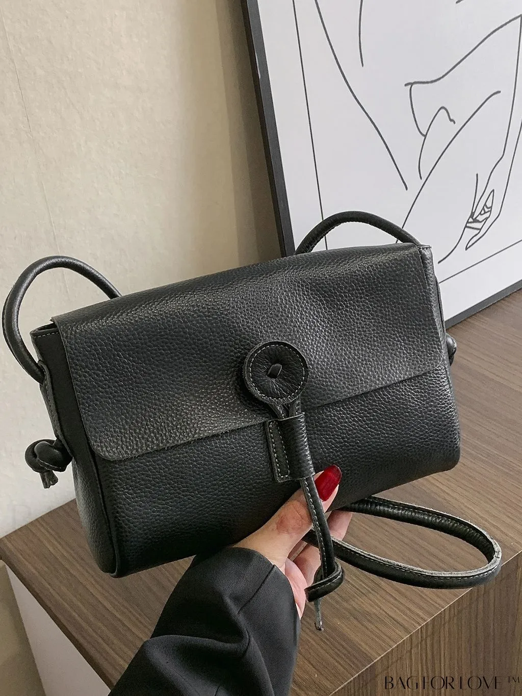 BagForLove - Premium Genuine Leather Shoulder Crossbody Bag: Versatile and Stylish