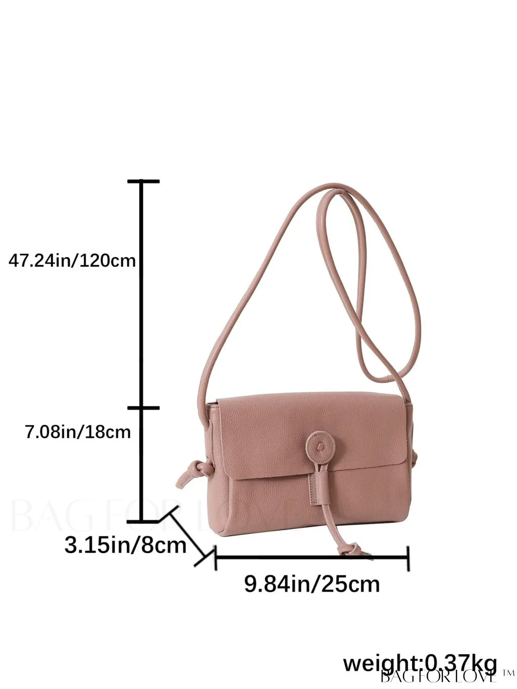BagForLove - Premium Genuine Leather Shoulder Crossbody Bag: Versatile and Stylish