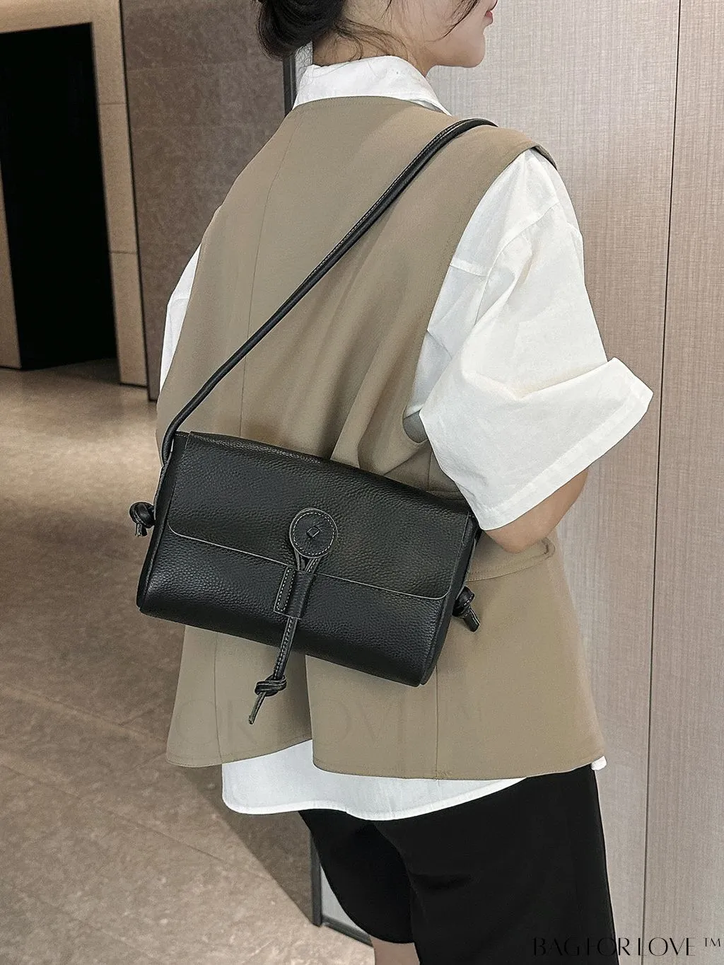 BagForLove - Premium Genuine Leather Shoulder Crossbody Bag: Versatile and Stylish