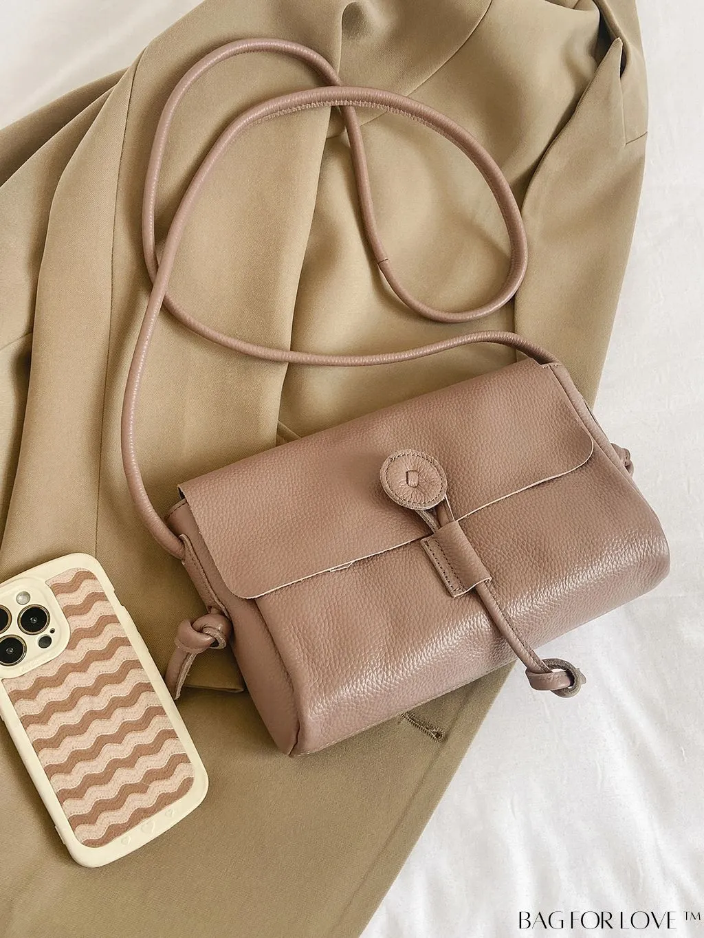 BagForLove - Premium Genuine Leather Shoulder Crossbody Bag: Versatile and Stylish