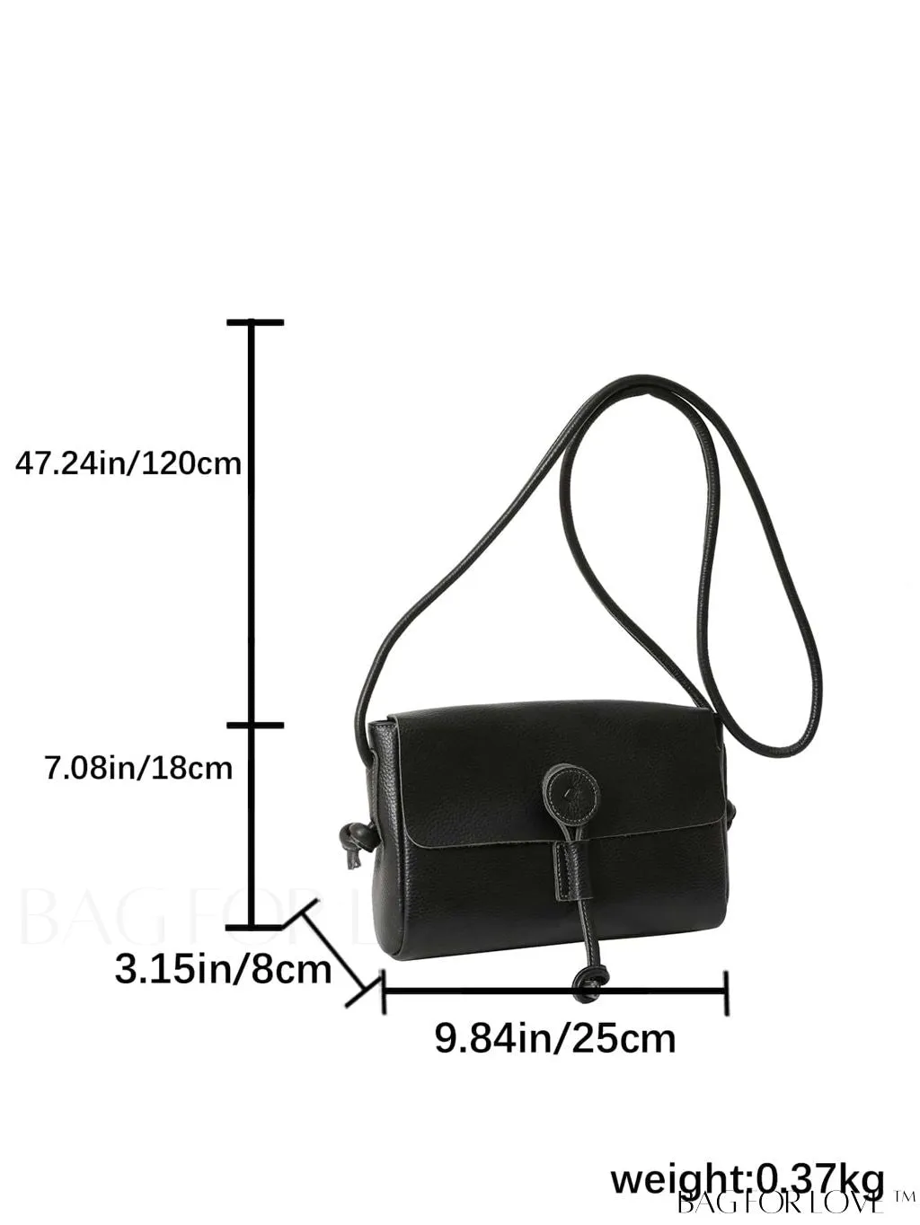 BagForLove - Premium Genuine Leather Shoulder Crossbody Bag: Versatile and Stylish