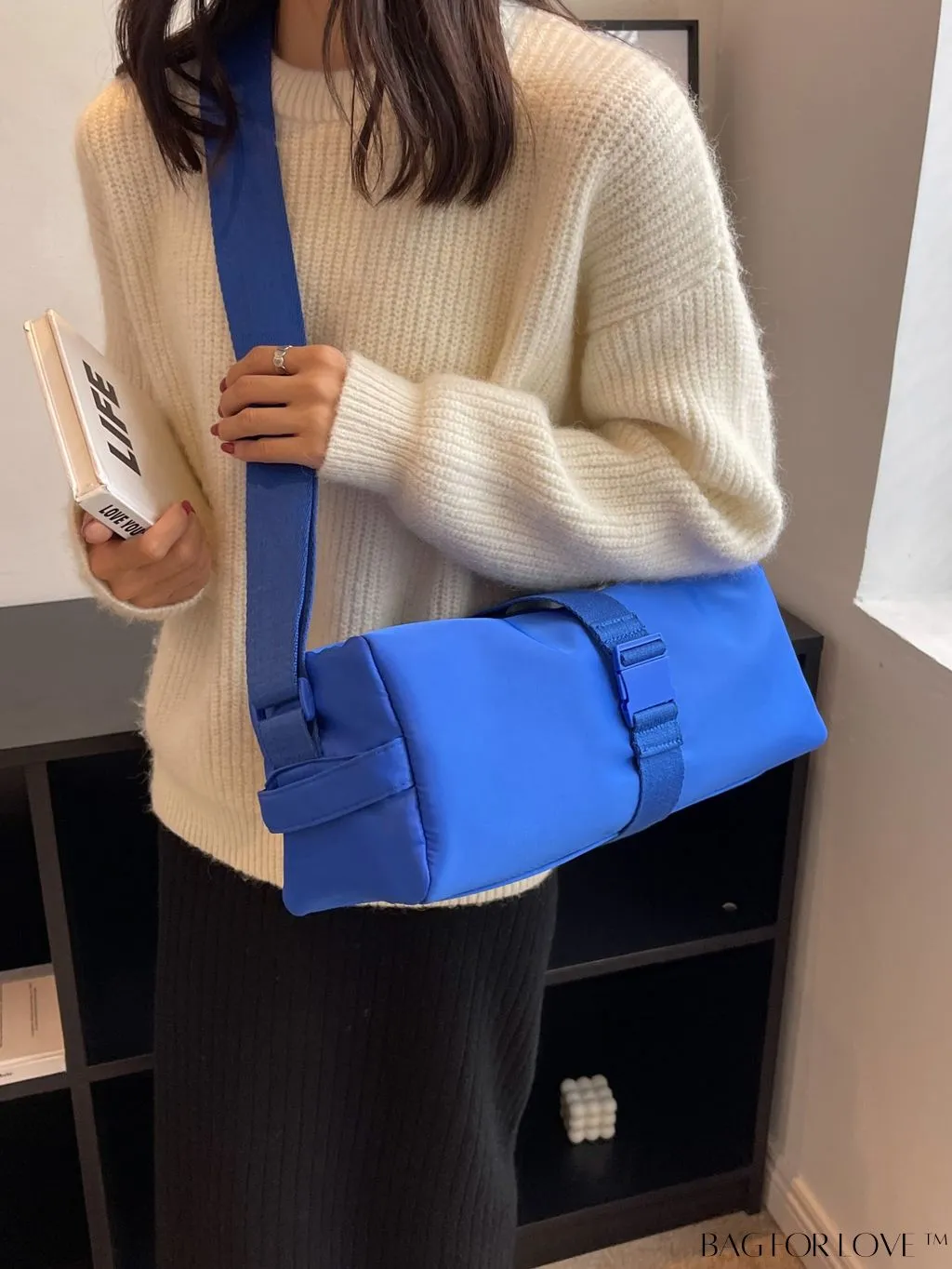BagForLove - Spacious and Durable Nylon Crossbody Bag for Casual Sports and Travel