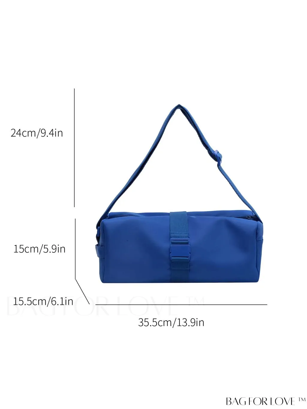 BagForLove - Spacious and Durable Nylon Crossbody Bag for Casual Sports and Travel