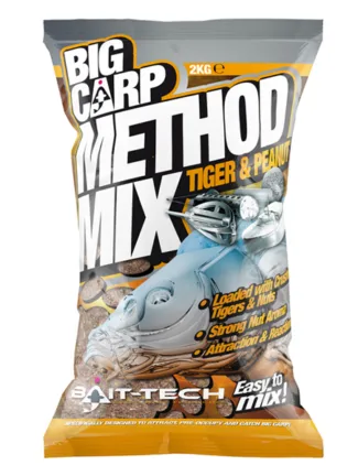 Bait Tech Big Carp Tiger & Peanut Method Mix