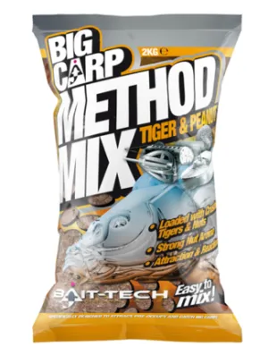 Bait Tech Big Carp Tiger & Peanut Method Mix