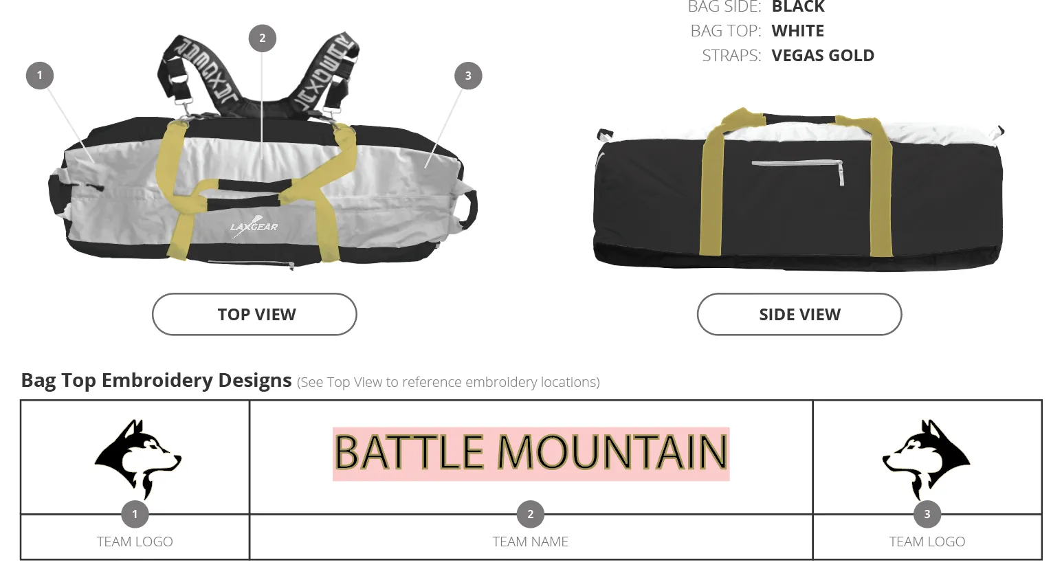 Battle Mountain Factory Custom Mega Duffel
