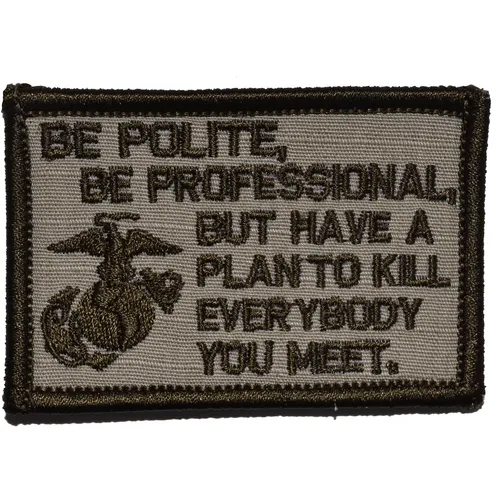Be Polite, Be Professional Morale Patch