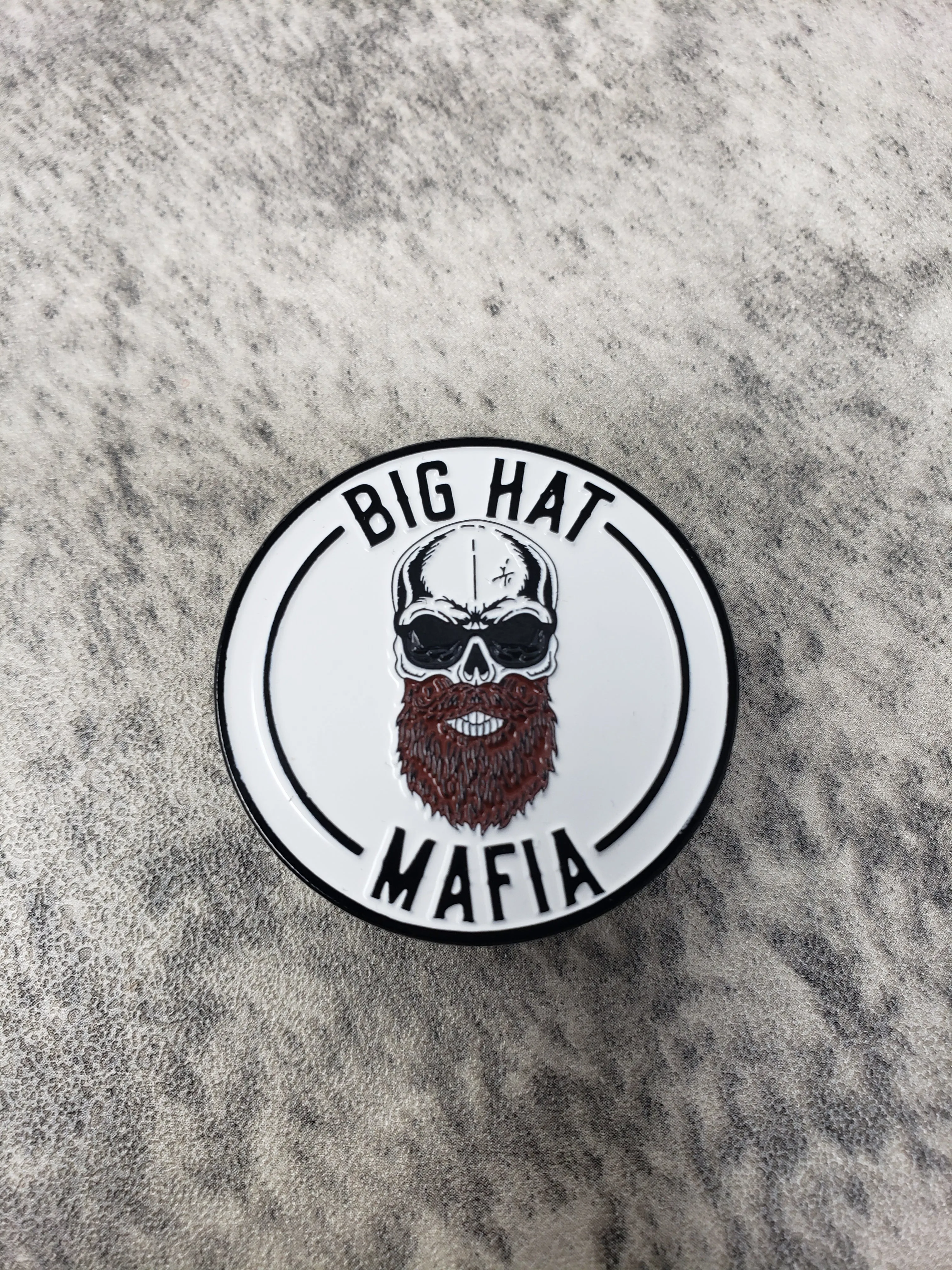Big Hat Skull Pin
