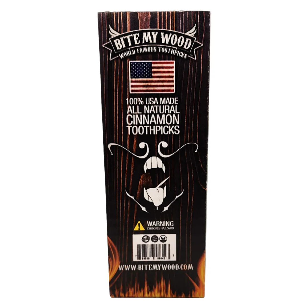 BiteMyWood 21 qty Bag 48 Pack Point Of Sale Counter Store Retail Display 2 Box Purchase