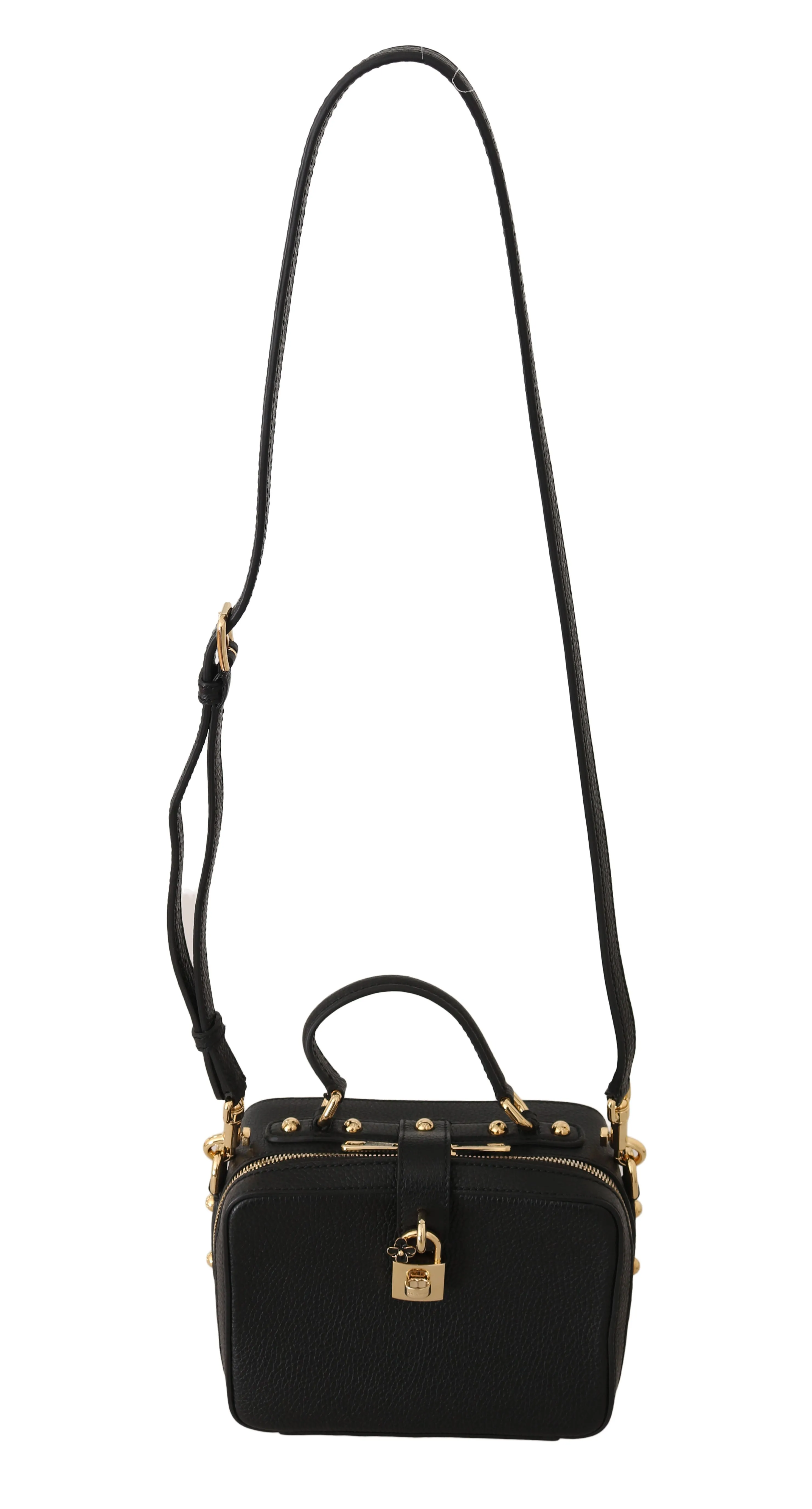 Black Leather Crossbody Hand Shoulder Borse Purse