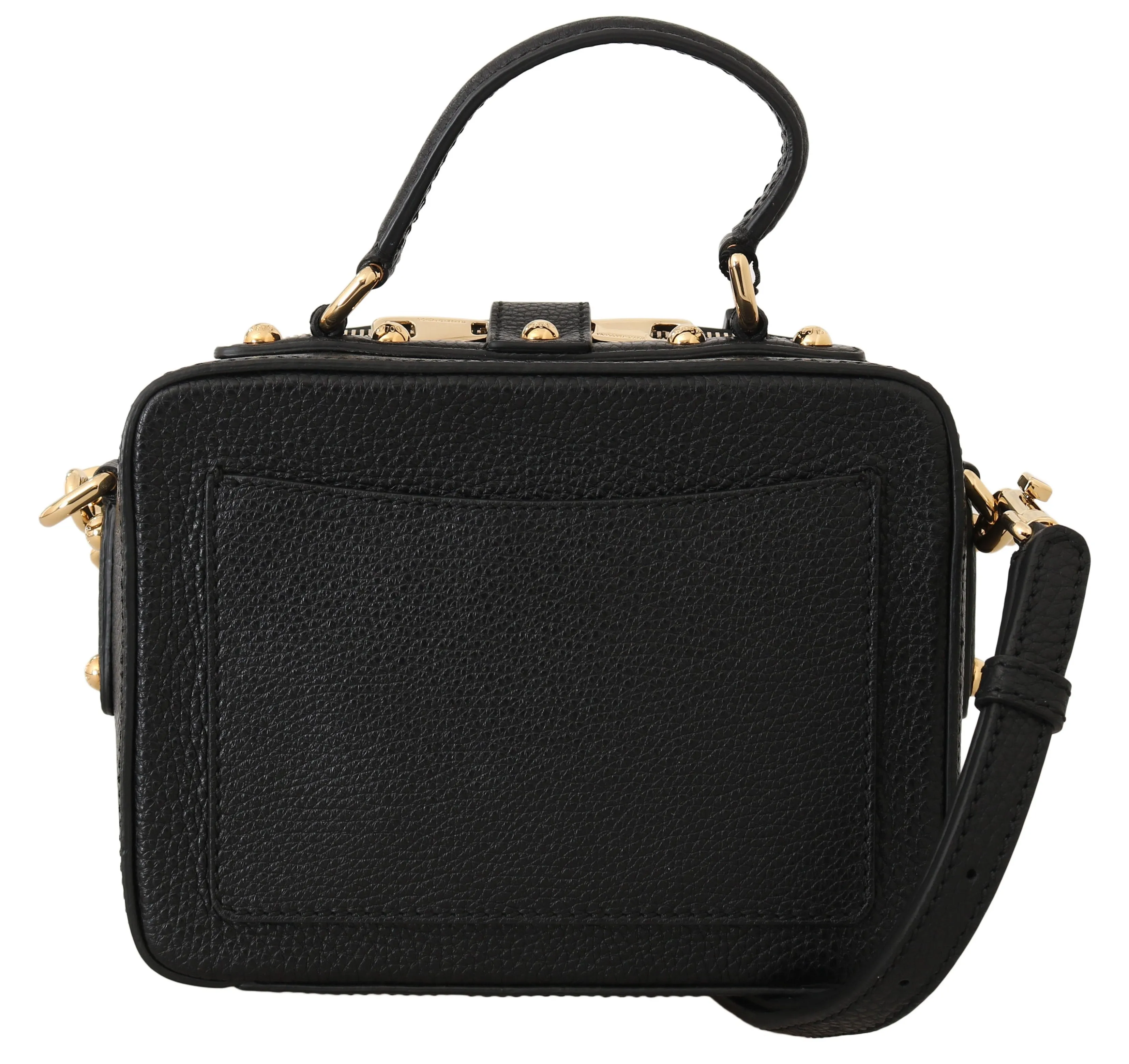 Black Leather Crossbody Hand Shoulder Borse Purse