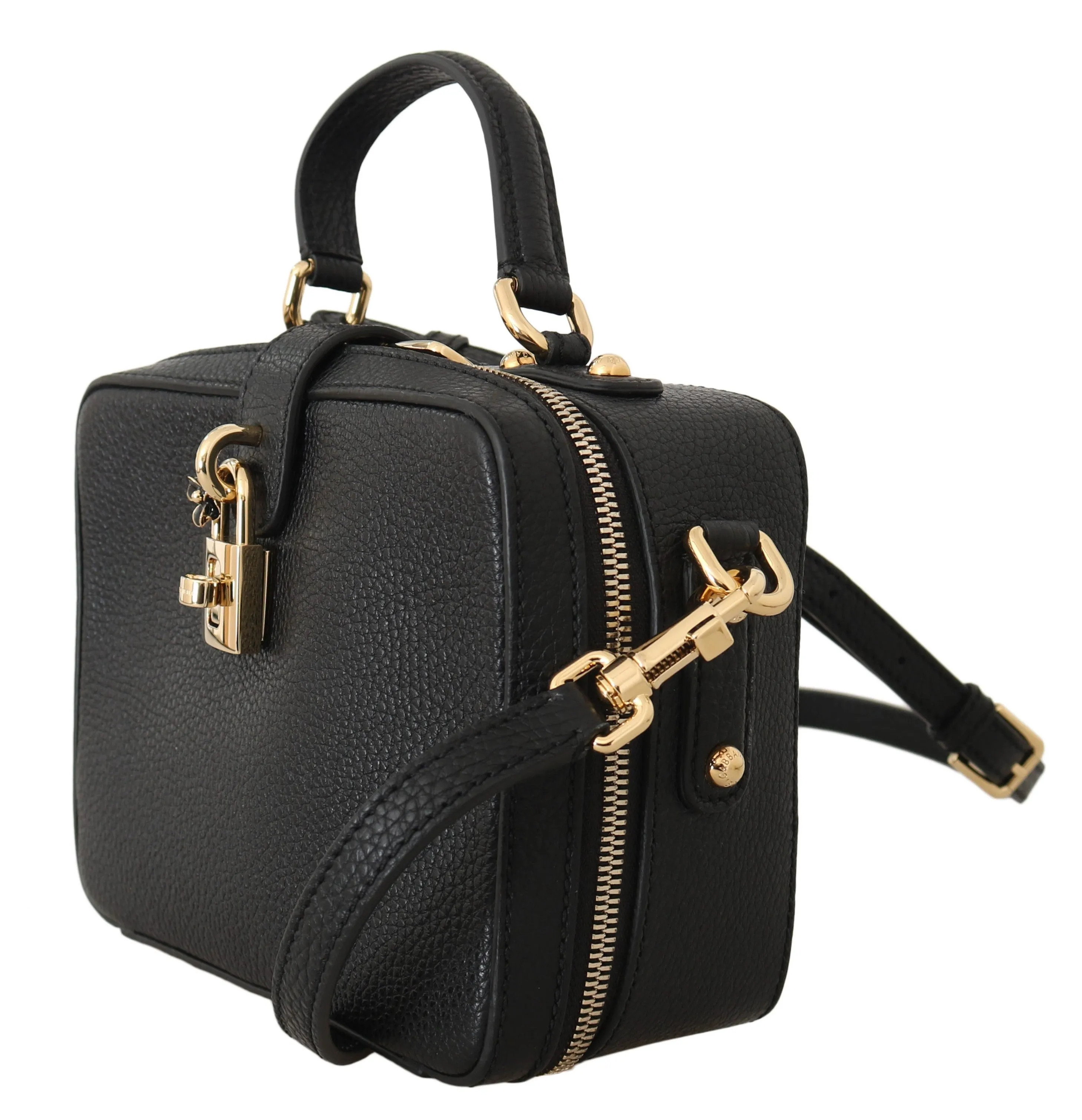 Black Leather Crossbody Hand Shoulder Borse Purse