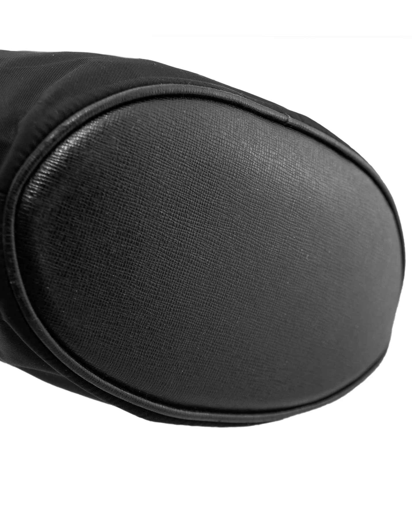 Black Nylon Bucket Bag