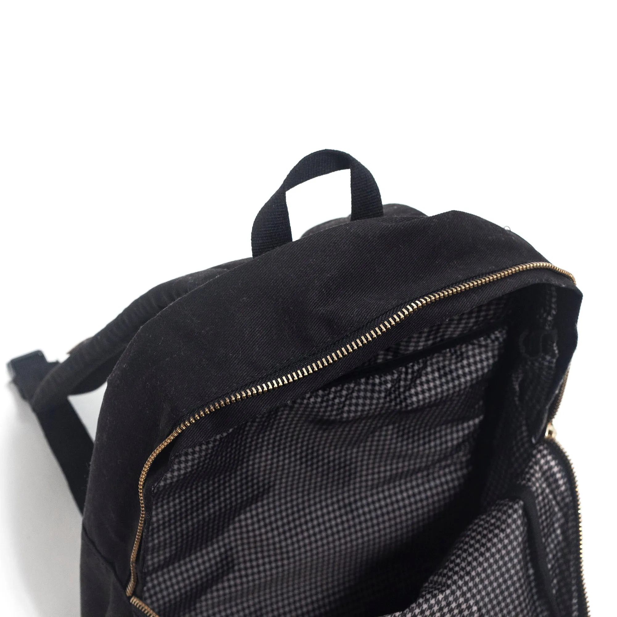 Black On Black Backpack - "The Stack"