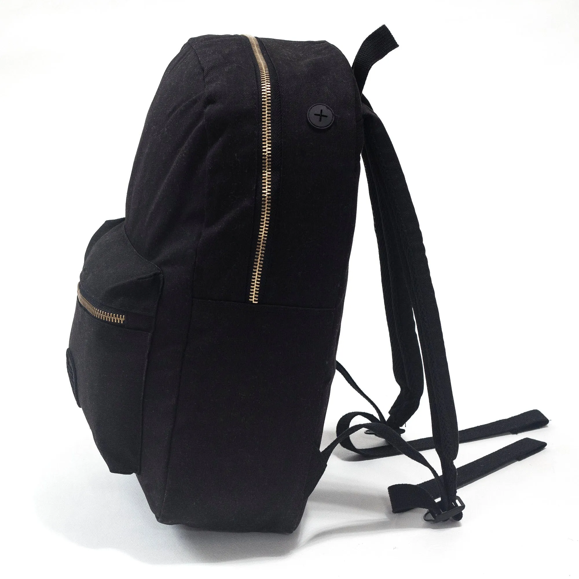 Black On Black Backpack - "The Stack"